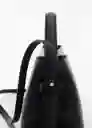 Bolso M Luciam Negro Talla 99 Mujer Mango