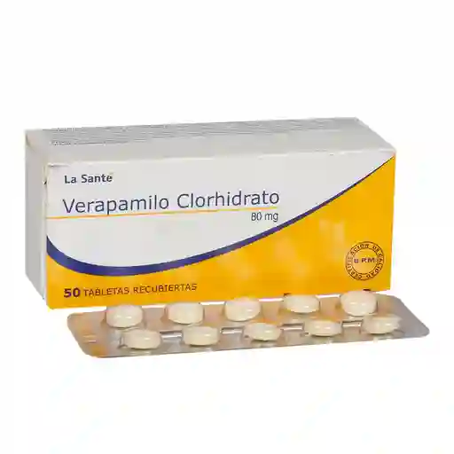 La Santé Verapamilo Clorhidrato (80 mg)