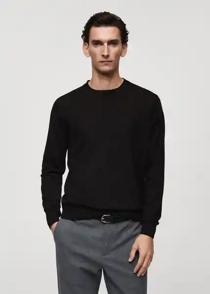 Buzo Jersey Willy Negro Talla S Hombre Mango