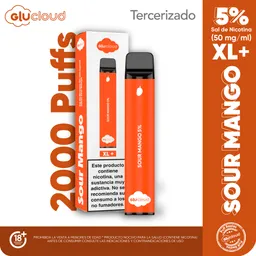 Glucloud Vape Sour Mango XL 2000 Puff