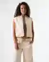 Chaqueta Mujer Beige Talla M 622G001_BEI131106 Americanino