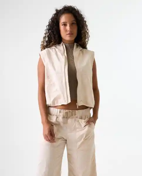 Chaqueta Mujer Beige Talla M 622G001_BEI131106 Americanino