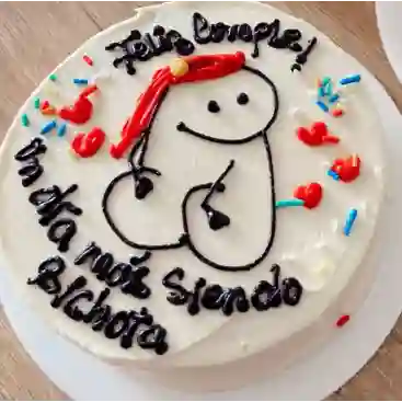 Mini Pastel - Feliz Cumple Un Dia Mas...