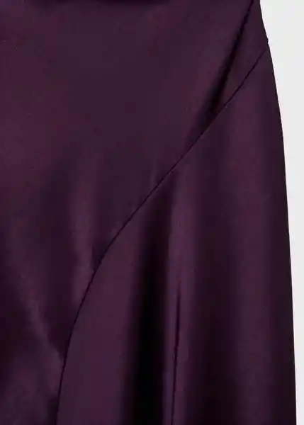 Vestido Mery Morado Talla S Mujer Mango