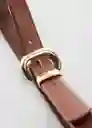 Cinturón Apen Marrón Talla M Mujer Mango