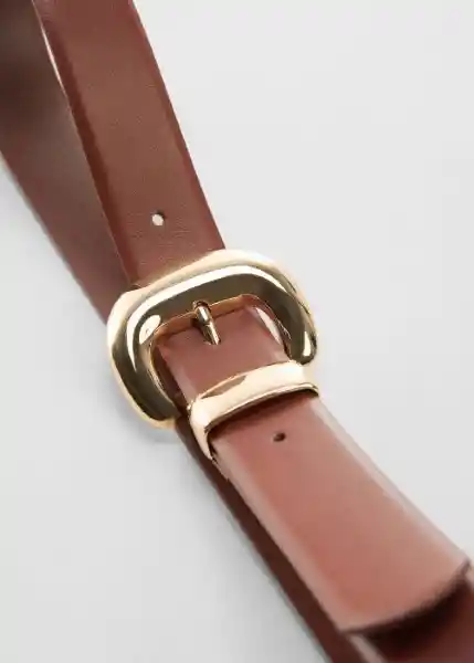 Cinturón Apen Marrón Talla M Mujer Mango