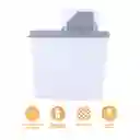 Contenedor de Almacenamiento Multigrano S Serie Gris Miniso