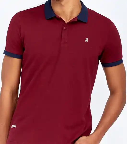 Typer Camiseta Polo Vinotinto Talla L 823918