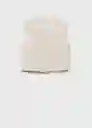 Chaleco Clarisa Crudo Talla M Mujer Mango