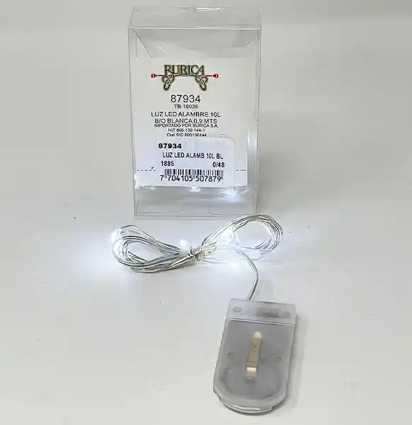 Burica Luz Led Alambre Bombillos Blancos 10