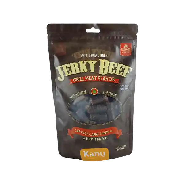  Kanu Snack Para Perro Jerky Beef Grill Meat Flavor 