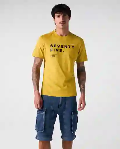 Camiseta Hombre Amarillo Talla S 842G002_AMA160840 Americanino