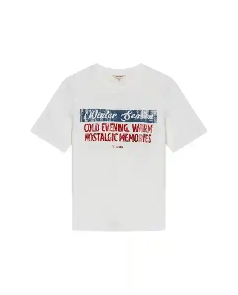 Camiseta Graphic Femenino Crudo Pristino Claro TS Chevignon