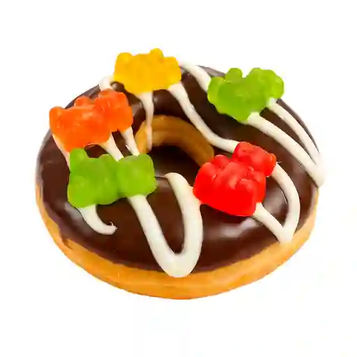 Donut premium osos anillo (chocolate)