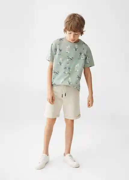 Camiseta Sunny Khaki Talla 14 Niños Mango