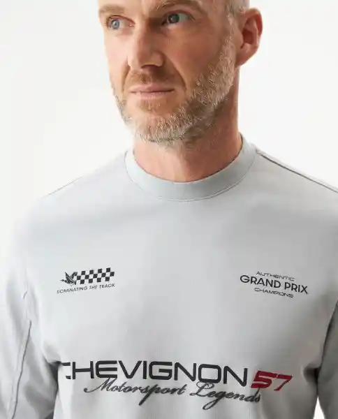 Camiseta Long Sleeve Masculino Gris Meteorito T. XXL Chevignon