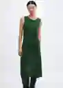 Vestido Fertina Verde Talla XS Mujer Mango