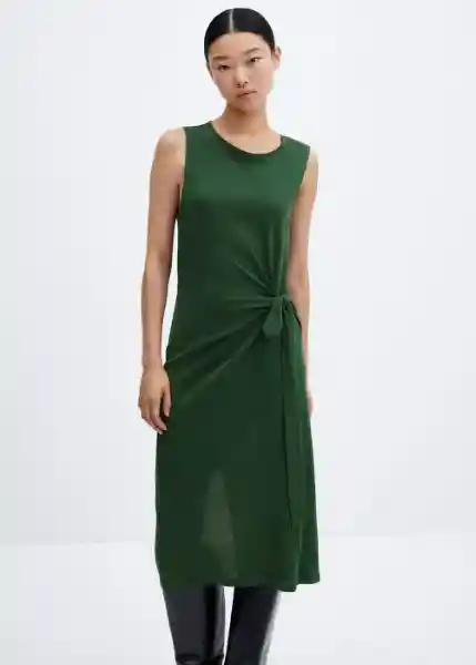 Vestido Fertina Verde Talla XS Mujer Mango