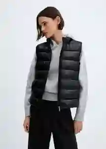 Chaleco Blanvest Negro Talla M Mujer Mango