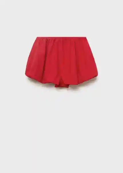 Short Bellini Rojo Talla 38 Mujer Mango