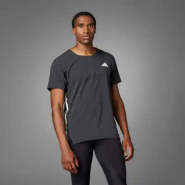 Adidas Camiseta Manga Corta Adizero M Correr Negro Talla XL