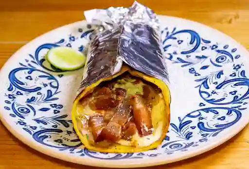 Taco de Cachetes de Marrana Flaca