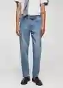 Pantalón Jean Sam Tejano Medio Talla 36 Hombre Mango