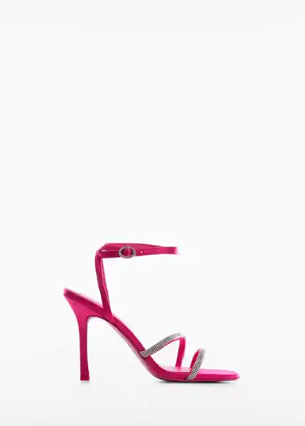 Sandalias Maybef Fucsia Talla 38 Mujer Mango