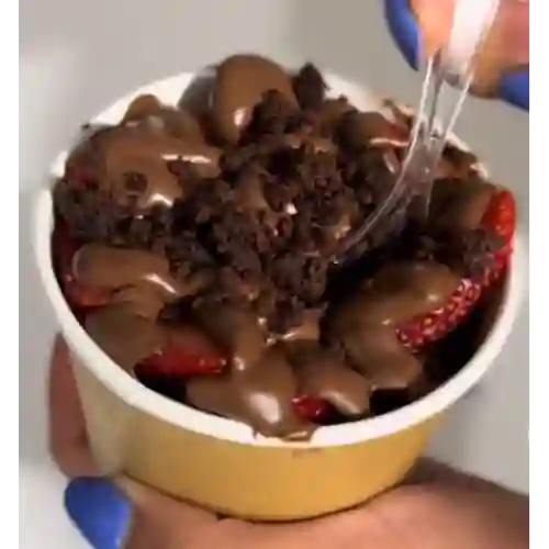 Cielo de Fresa y Brownie