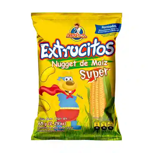 Extrucitos Snack Nugget de Maíz Super Sabor Queso