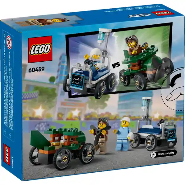 Set de Construcción Coches de Carreras Avión Lego