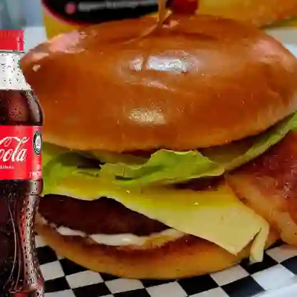 Combo Hamburguesa Sencilla + Bebida 400Ml