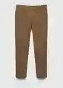 Pantalón Maine Khaki Talla 46 Hombre Mango