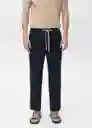 Pantalón Romelino Navy Talla 40 Hombre Mango