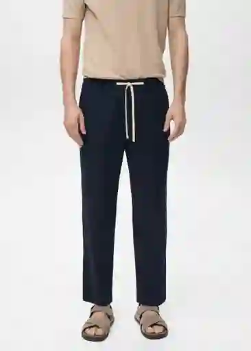 Pantalón Romelino Navy Talla 40 Hombre Mango