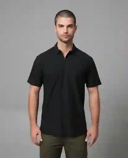 Camiseta Polo Hombre Negro S 192G004_NEG194007 Rifle