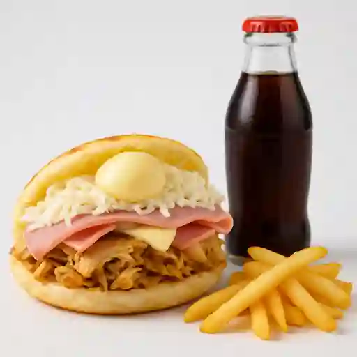 Arepa Clasica Pollo en Combo.