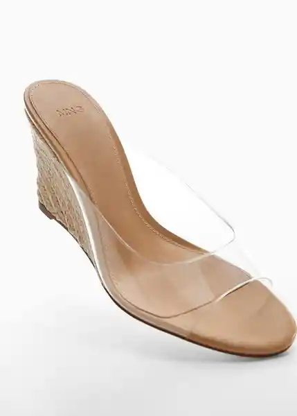 Sandalias Mina Crudo Talla 41 Mujer Mango