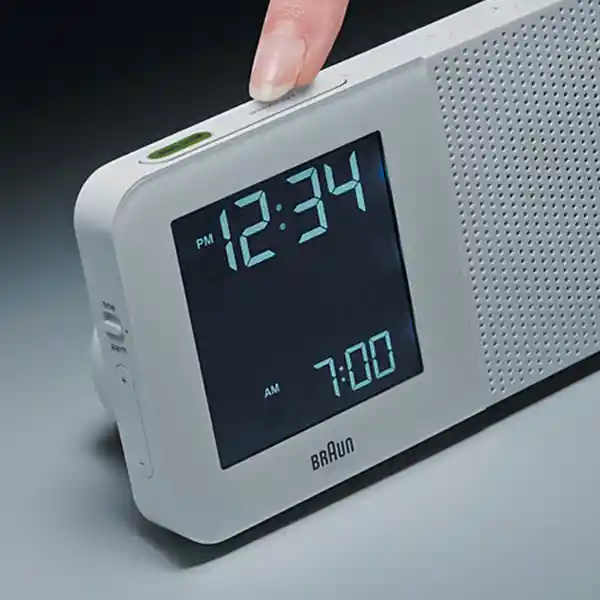 Inkanta Radio Reloj Global Blanco