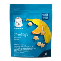 Gerber Galleta Sabor Banana Naranja