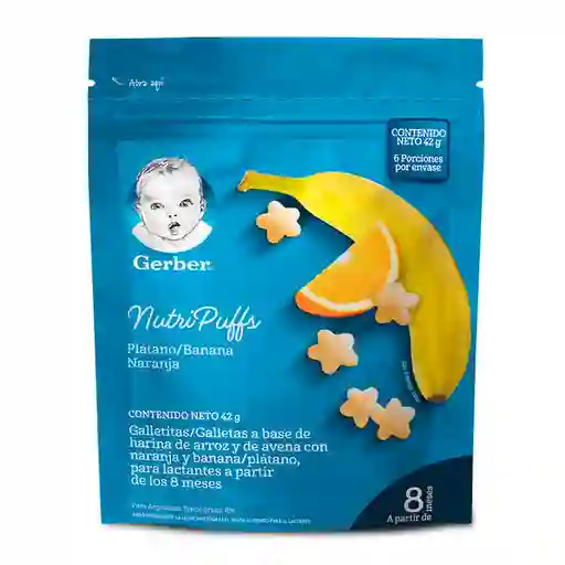 Gerber Galleta Sabor Banana Naranja