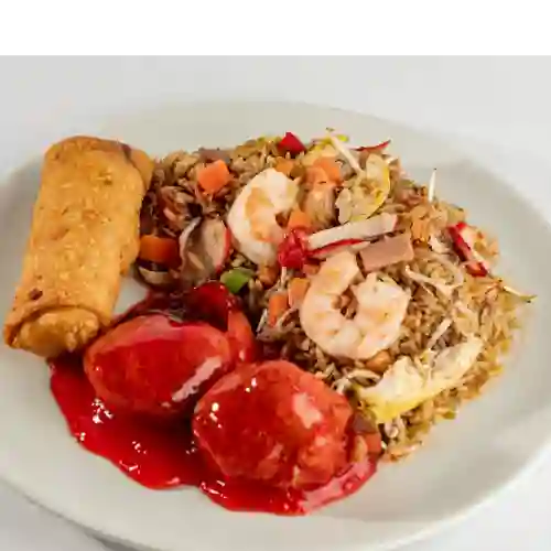 Combo 2, Agridulce y Lumpias