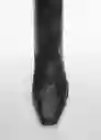 Botas Telma Negro Talla 37 Mujer Mango