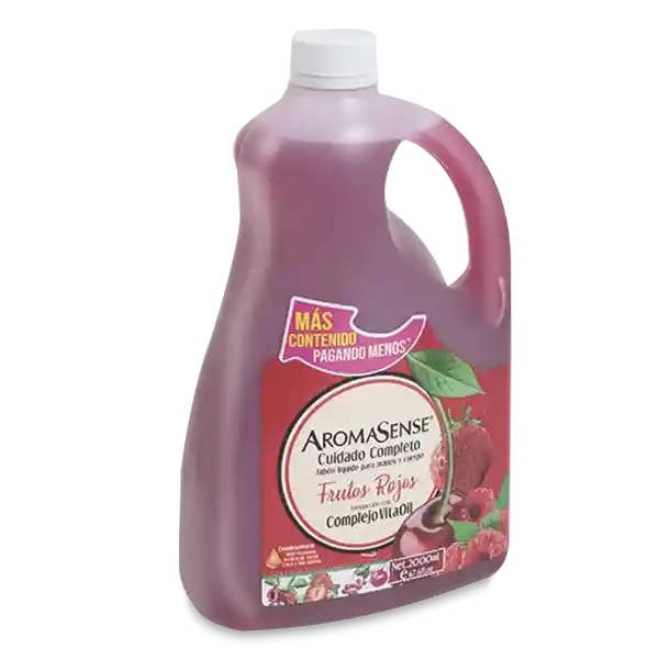 Aromasense Jabón Líquido Frutos Rojos