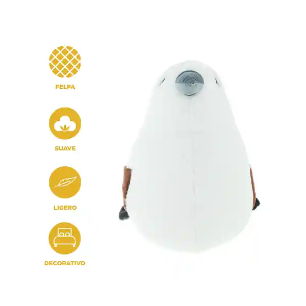 Peluche Pájaro Blanco Serie Miniso