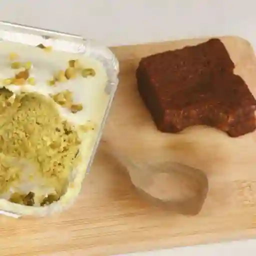 Cuchareable + brownie, blondie o brookie
