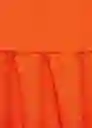 Vestido Luigi Naranja Talla S Mujer Mango