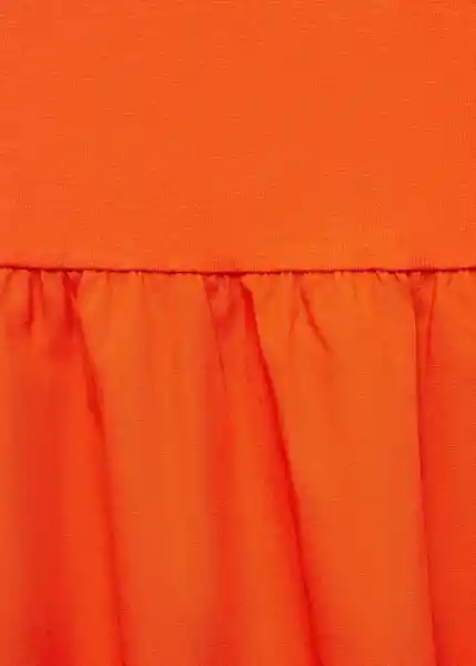 Vestido Luigi Naranja Talla S Mujer Mango