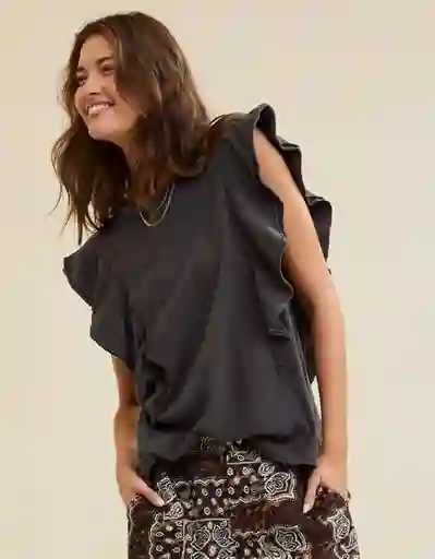 Camiseta Aerie Gris Talla Medium 3895005 American Eagle