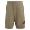 Adidas Short Para Hombre Verde Talla L